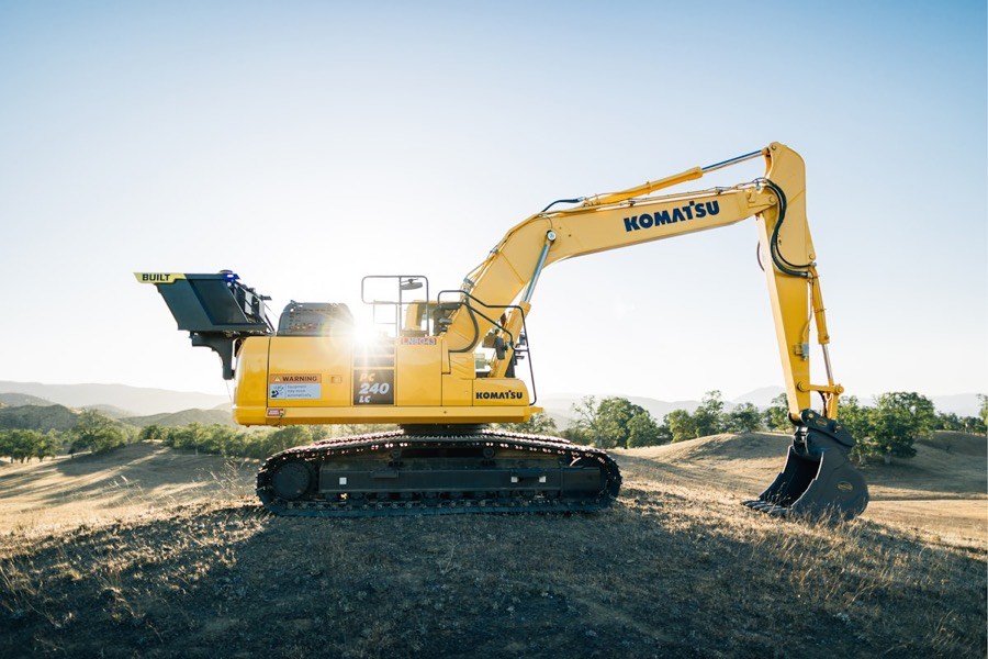 Excavator used for excavation and infrastructure works